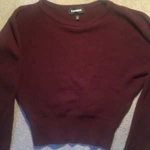Express cropped sweater x x s